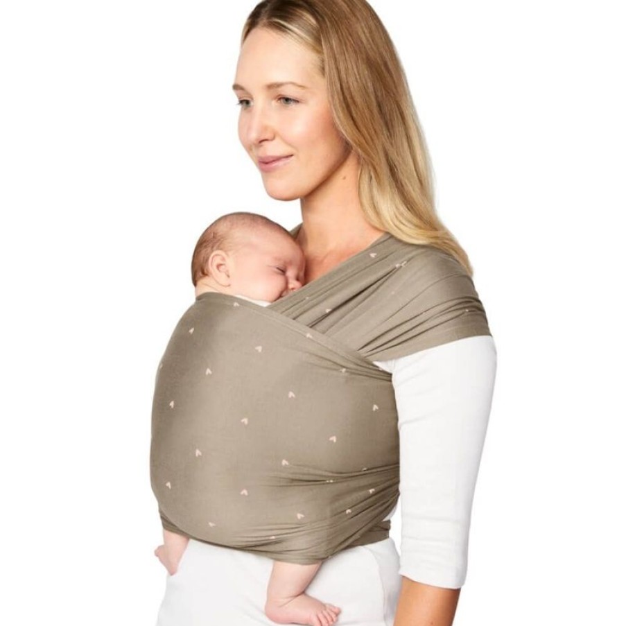 BÆRINGER Ergobaby | Aura Baby Wrap Olivenhjerter