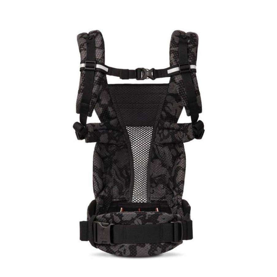 BÆRERE Ergobaby | Omni Breeze Baeresele Onyx Blomstrer