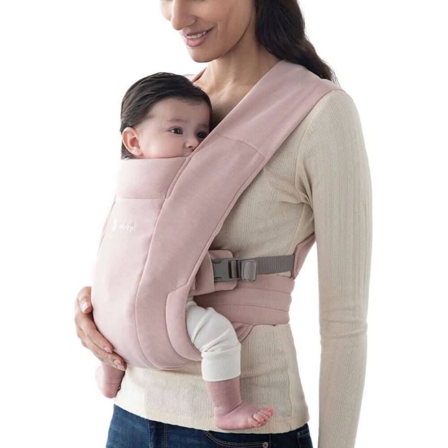 BÆRERE Ergobaby | Embrace Knit Newborn Carrier Blush Pink