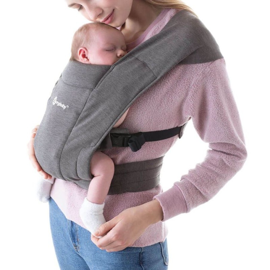 BÆRERE Ergobaby | Embrace Knit Newborn Carrier Heather Grey